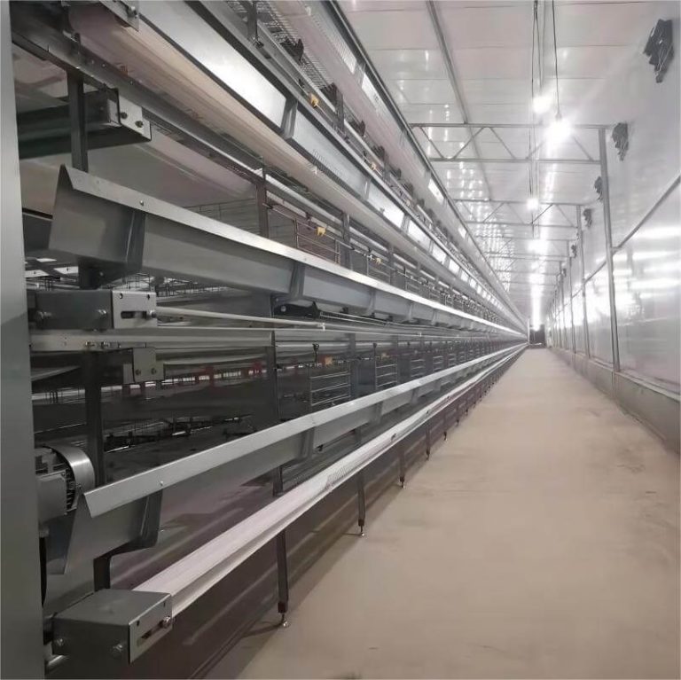 Heavy-duty layer cage system for farms