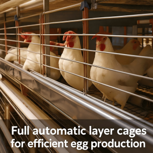 Automatic layer cage system for sale